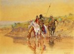 Hunt- Charles Marion Russell Oil Painting