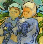 Two Children - Oil Painting Reproduction On Canvas