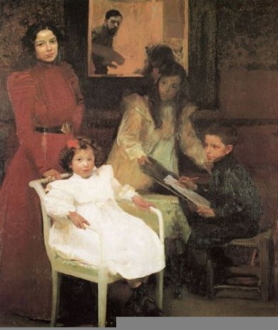 My Family - Oil Painting Reproduction On Canvas
