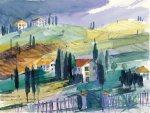 A Small Village - Oil Painting Reproduction On Canvas