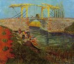 The Langlois Bridge at Arles V - Vincent Van Gogh Oil Painting