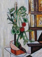 Tomato Plant II - Pablo Picasso Oil Painting