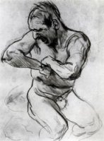 Man Screaming - John Singer Sargent Oil Painting