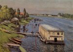 Boathouse in Argenteuil - Gustave Caillebotte Oil Painting