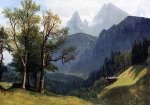 Tyrolean Landscape - Albert Bierstadt Oil Painting