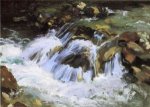 A Mountain Stream, Tyrol - John Singer Sargent Oil Painting