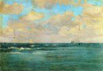 Bathing Posts - James Abbott McNeill Whistler Oil Painting
