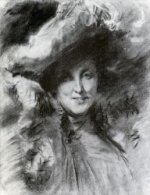 Mrs. Charles Hunter - Oil Painting Reproduction On Canvas