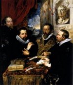 The Four Philosophers - Peter Paul Rubens Oil Painting
