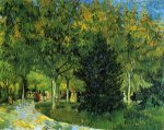 Avenue in the Park - Vincent Van Gogh Oil Painting
