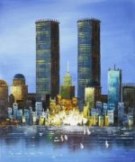 NYC in Living Color - Oil Painting Reproduction On Canvas