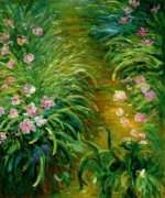 Irises II - Claude Monet Oil Painting