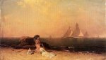 Afternoon at the Shore - Alfred Thompson Bricher Oil Painting