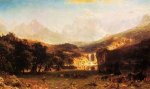 The Rocky Mountains, Lander's Peak - Albert Bierstadt Oil Painting