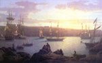 Shipping at Pembroke - Oil Painting Reproduction On Canvas