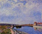 The Barge Port and Saint-Mammes - Oil Painting Reproduction On Canvas