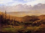 In the Foothills of the Rockies - Albert Bierstadt Oil Painting