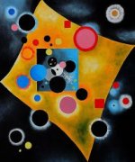Accent en Rose - Wassily Kandinsky Oil Painting
