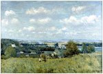 Valley of the Seine at Saint-Cloud - Alfred Sisley Oil Painting