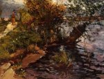Willows by the Yerres - Oil Painting Reproduction On Canvas