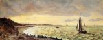 Seascape: The Beach at Sainte-Adresse - Oil Painting Reproduction On Canvas