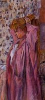The Madame Redoing Her Bun - Oil Painting Reproduction On Canvas