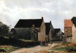 Street of Marlotte - Alfred Sisley Oil Painting