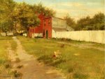 The White Fence - William Merritt Chase Oil Painting