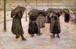 Woman Miners Carrying Coal - Vincent Van Gogh oil painting