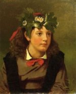 Little Miss Autumn - John George Brown Oil Painting