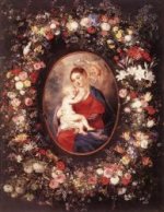 The Virgin and Child in a Garland of Flower - John Singer Sargent Oil Painting