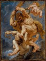 Hercules as Heroic Virtue Overcoming Discord - Peter Paul Rubens Oil Painting