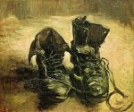 A Pair of Shoes - Vincent Van Gogh Oil Painting