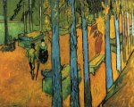 Les Alychamps, Autumn V - Vincent Van Gogh Oil Painting