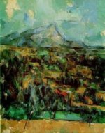 Mont Sainte-Victoire VII - Paul Cezanne Oil Painting