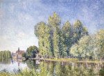 The Loing at Moret V - Oil Painting Reproduction On Canvas