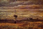 The Beach at Scheveningen - Vincent Van Gogh Oil Painting