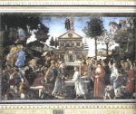 Three Temptations of Christ (Cappella Sistina, Vatican) - Sandro Botticelli oil painting