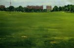 The Common, Central Park - William Merritt Chase Oil Painting