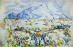 Mont Sainte-Victoire X - Paul Cezanne Oil Painting