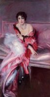 Portrait of Madame Julliard in Red - Oil Painting Reproduction On Canvas