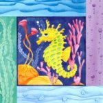 Sea Horse - Oil Painting Reproduction On Canvas