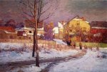 Tinker Place - Theodore Clement Steele Oil Painting