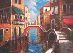 Venice Canal - Oil Painting Reproduction On Canvas