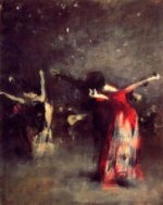 Study for 'The Spanish Dance' - John Singer Sargent Oil Painting