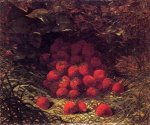 Strawberries - William Mason Brown Oil Painting
