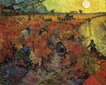 The Red Vinyard - Vincent Van Gogh Oil Painting