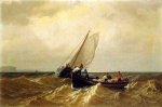 Fishing Boat in the Bay of Fundy - William Bradford Oil Painting