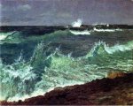 Seascape - Albert Bierstadt Oil Painting