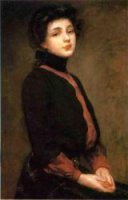 Portrait of Evelyn Nesbitt II - Oil Painting Reproduction On Canvas